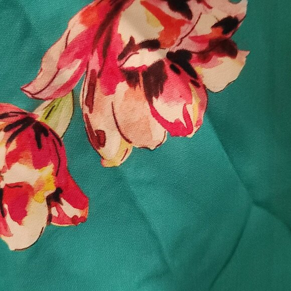 Parker Short Sleeve Floral Blouse Size S - Picture 5 of 5
